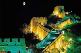 Simatai Great Wall night view