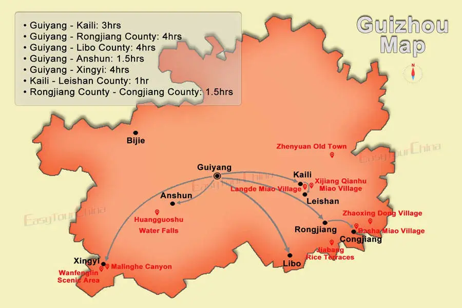 Guizhou Map