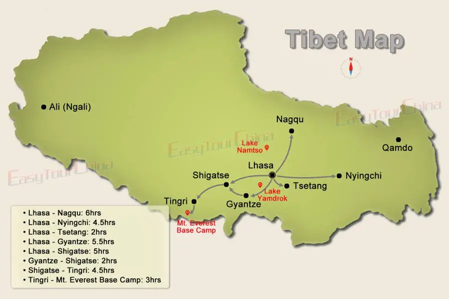 Tibet Map