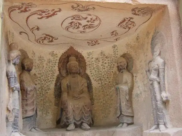 Gansu Blingbling temple grottoes