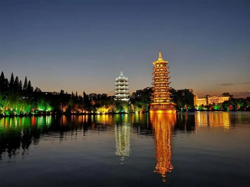 Sun and Moon Pagodas