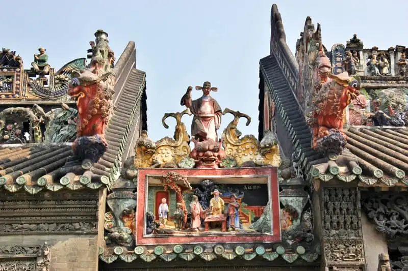 Chen Clan Ancestral Hall Roof Decorations