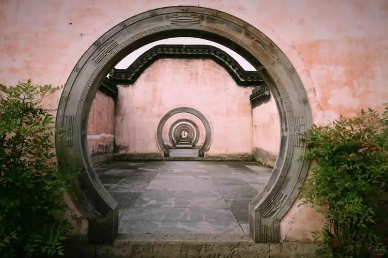 Chinese architecture at Chengkan Village
