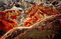 Zhangye Danxia National Park in China