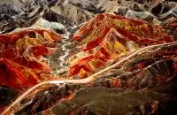 Zhangye Danxia National Park in China