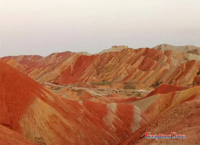 Zhangye Danxia Mountain on the Silk Road of China