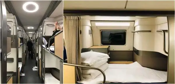 See the new China high train sleeper