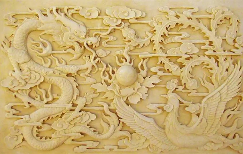 Chinese culture of dragon and Phoenix