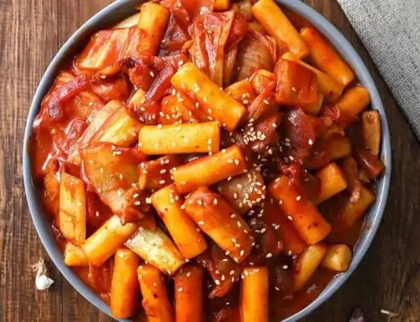 Fry nian gao - Chinese New Year cake