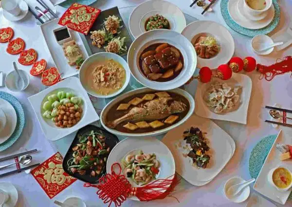Chinese New Year's Eve dinner