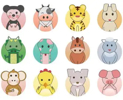 Chinese zodiac 12 animals