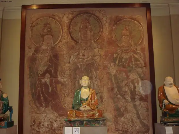Buddhist relics at Dunhuang Museum