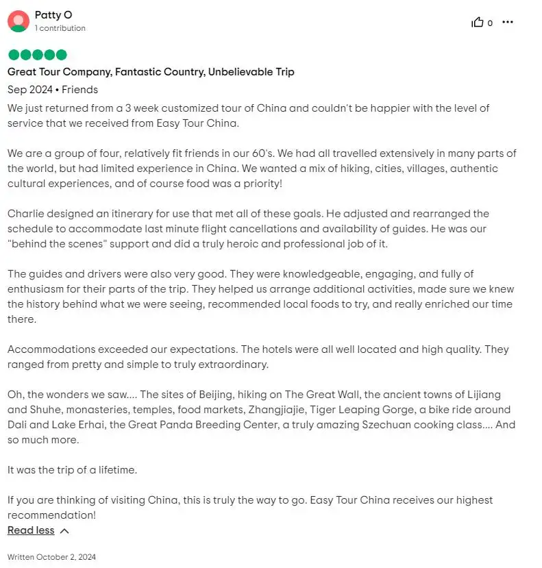 china tour review