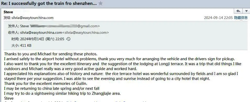 guilin hiking tour review