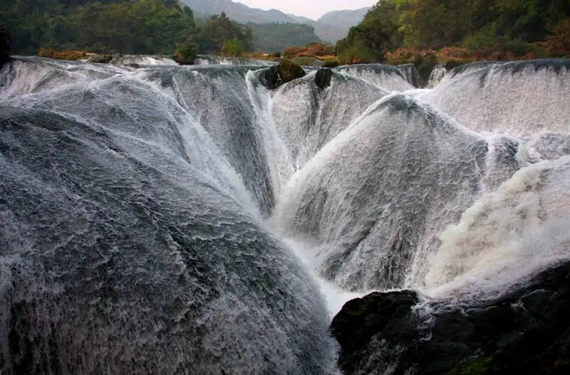 Silver Chain Waterfall in Guizhuo China