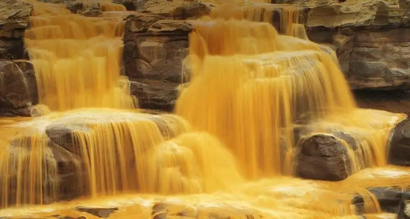 Magnificent Hukou Watefall in China