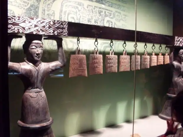 Ancient musical instruments showed at Gansu Provincial Museum