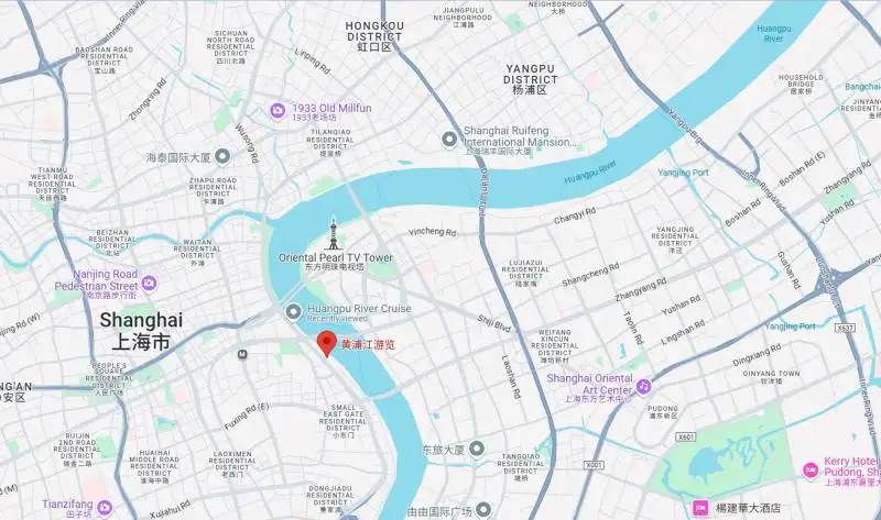 Huangpu River Cruise map
