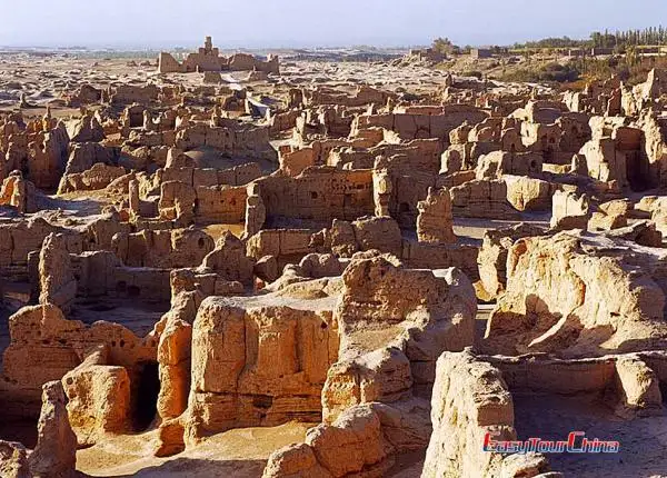 Jiaohe Ruins in Turpan, Xinjiang, China