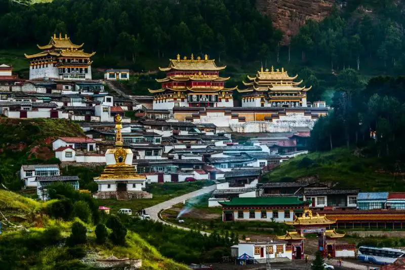 China Gansu Langmusi Landscape