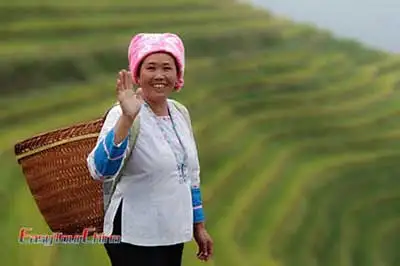 Longji Rice Terraces Ethnic Woman