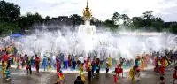 water splashing festival