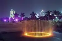 nanhu lake night view
