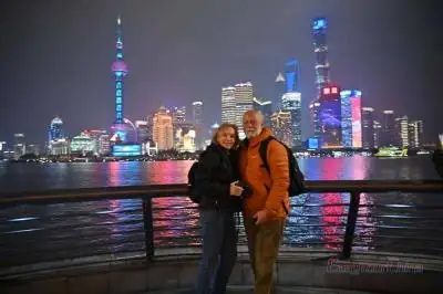 Senior couple traveled to Shangahai with Easy Tour China
