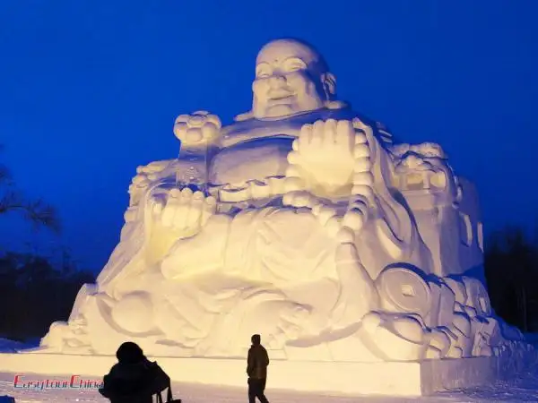 Sun Island Snow sculptures