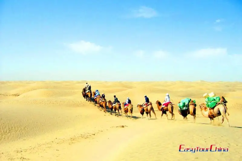 Desert adventure of the Silk Road of China