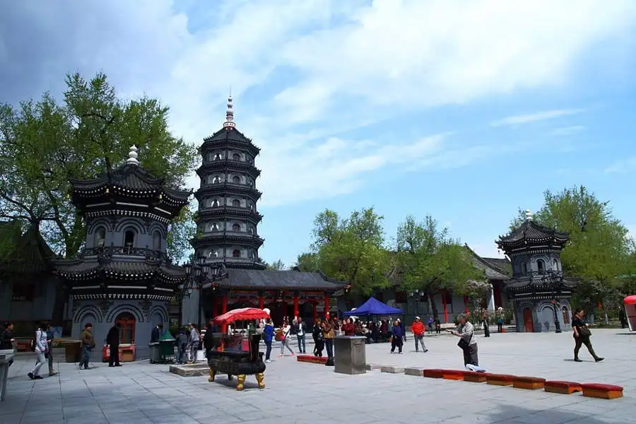 the pagoda at the Jile Temple Harbin