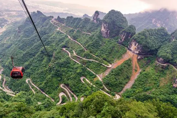 Tianmen Mountain National Forest Park (Tianmenshan Mountain)