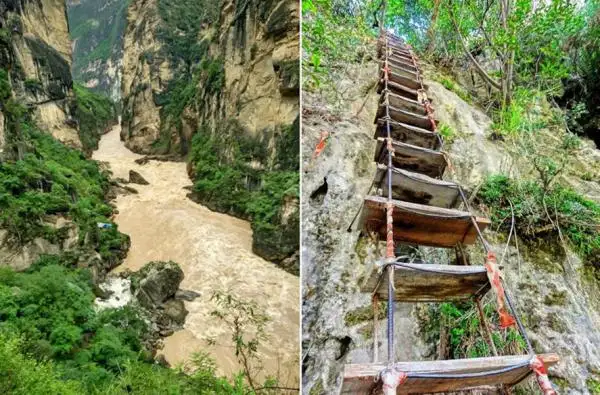 Tiger Leaping gorge sky ladder