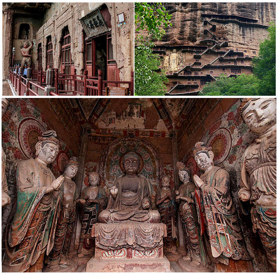 Maijishan Grottoes in China