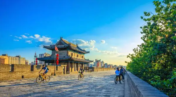 Old Xian City Wall bike ride