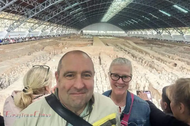 Senior travelers visited Terracotta Army Museum