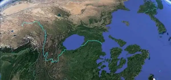 Ancient Yangtze River map