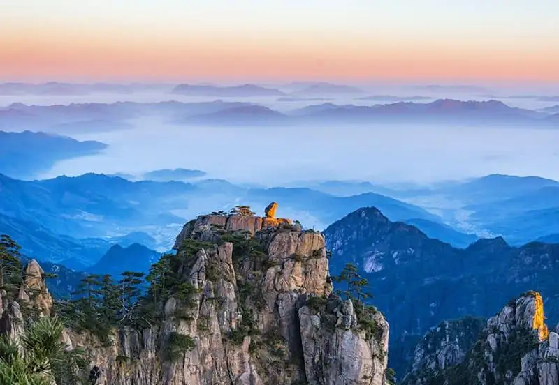 Huangshan Mountain in China