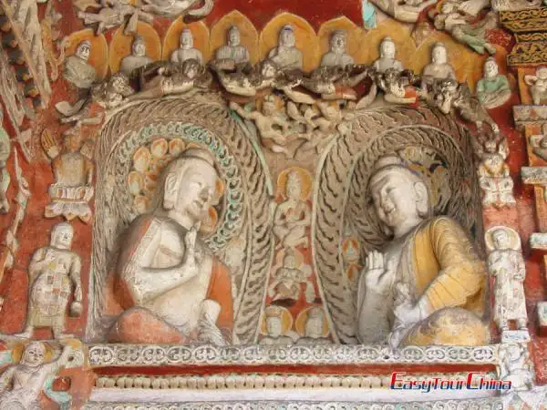 Yungang Grottoes in Datong, China