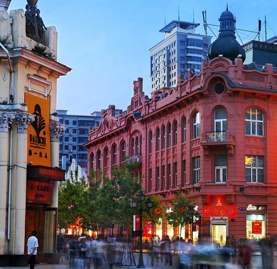 Zhongyang Pedestrian Street Harbin